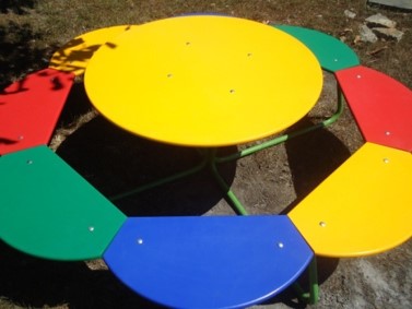 masa floare cu 8 locuri - mobila pentru copii