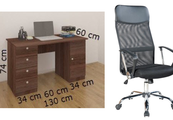 Masa pentru calculator si scaun de birou